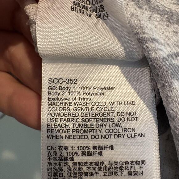 Marmot Pullover Mens Medium Gray Hooded Lightweight Anorak Jacket Mountain Print - Picture 14 of 16